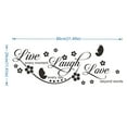 KFIWSZC Home Decal Motivational Live Love 3D Family Wall Decals Quotes