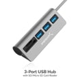 thumbnail image 3 of Hub USB-C 3.0 5 en 1 con lector de tarjetas SD y 3 USB 3.0 SABRENT, 3 of 7
