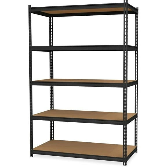 18 x 36 x 72 in. Iron Horse 5 Shelving - Black