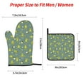 thumbnail image 2 of Salouo Cute Yoga Frogs for Oven Mitts and Potholders BBQ Gloves-Oven Mitts and Pot Holders Non-Slip Cooking Gloves for Cooking Baking Grilling (4-Piece Set), 2 of 6