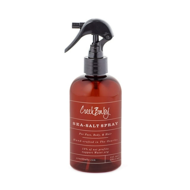 Spray de sal marina CreekBaby Organic para rostro, cuerpo y cabello, 240 ml