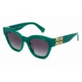 thumbnail image 3 of Brand New 2025 Miu-Miu Women Sunglasses MU 01YS 15H-09S Authentic Italy Frame S, 3 of 6