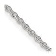 thumbnail image 2 of 925 Sterling Silver 1.95mm Cable Chain Bracelet, 2 of 4