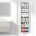 thumbnail image 2 of Organizador para colocar sobre la puerta Mefirt con 6 estantes y 6 bolsillos, color gris, 2 of 9