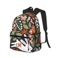 thumbnail image 2 of Picia Rabbits on Floral Large Capacity Backpack Classic Style Backpack Casual Backpack Water-Resistant School Work Travel Outdoor Backpack, 2 of 8