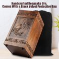 thumbnail image 4 of Urna funeraria URNETERN de madera para cenizas para adultos, 250 ml, pesca, 4 of 7