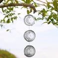 thumbnail image 3 of Dserhfy 3D Round Wind Spinner Bird Scare Decoration Outdoor Garden Yard Farm Hanging Reflective Metal Wind Chime Bird Deterrent Device Ornament, 3 of 7
