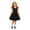 R88 Black, variant on Curuila Toddler Child Girls Halloween Dress Sleeveless Hallowmas Graphic Print Crew Neck For Party Comfortable Dresses Size 3-4 Years