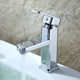 thumbnail image 3 of Ruibeauty Mono Basin Tap Mixer Square Bathroom Bath Modern Filler Sink Taps, 3 of 6