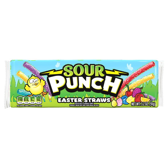 Sour Punch Easter Straws, 3.2 oz