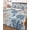 DarkBlue, variant on Quilts Queen Size Bedding Set, Blue Coastal Reversible Summer Quilt 3 Pieces, Summer Beach Coral Shell Starfish Vintage Lightweight Bedspreads Coverlets with 2 Pillow Shams for All Seasons