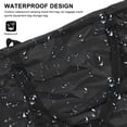 thumbnail image 5 of Raindrops Black Water Resistant Duffel Gym Bag - Large Capacity for Camping, 5 of 7