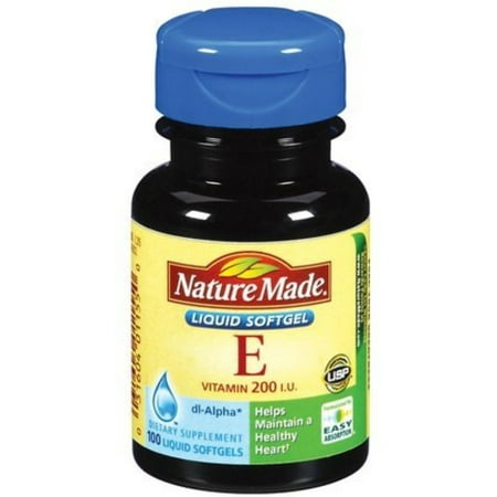Nature Made dl-alpha vitamine E 200 UI Gélules 100 ch