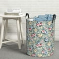 thumbnail image 6 of Fuzoiu Rose Flowers Print Circular Hamper,Laundry Basket with Handle,Collapsible Laundry,Dirty Clothes Storage Basket,for Bedroom Bathroom Dorm Living Room-, 6 of 6