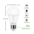 thumbnail image 4 of Lepro LED Light Bulbs, 100W Equivalent, 14W 1500lm 2700K Warm White LED Bulb, Non-dimmable Light Bulb, A19 E26 Standard Base, 10000 Hour Lifetime, 6 Packs, 4 of 7