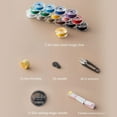 thumbnail image 4 of Sewing Kit Needle Thread Ruler Embroidery Household Pocket Practical Gifts Knitting with Storage Box Accessories For Tailors Beginners Dark Green, 4 of 9