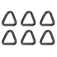 thumbnail image 1 of Mosquetón triangular ligero para camping, pesca, escalada (negro), 1 of 6