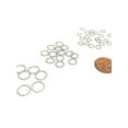 thumbnail image 3 of (3 pack) Blue Moon Beads Silver Metal Jump Rings for DIY Jewelry Making, 42 Piece-Unisex, Adult, 3 of 6