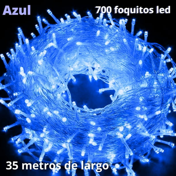 Serie de luces navideñas DOSYU 35 Metros Azul 700 LEDs