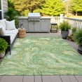 thumbnail image 4 of Dalyn Rugs Machine Washable Indoor/Outdoor Chantille ACN2017 Green 2'6" x 3'10" Rug, 4 of 9
