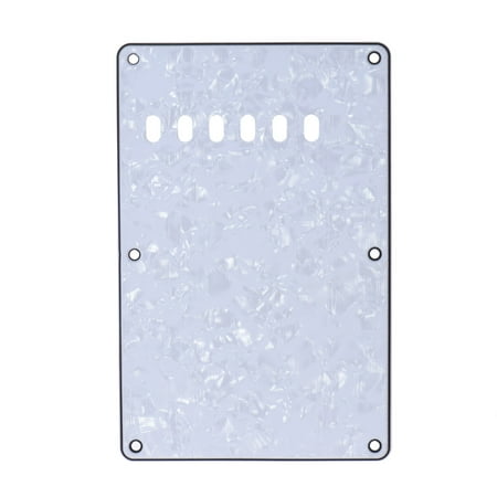 Pearloid Tremolo Cover - Pickguard Back Plate Tremolo Cavity Cover Vintage Style Backplate for Stratocaster Strat ST Standard Modern Style Electric Guitar 4Ply
