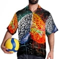 thumbnail image 4 of Mathematical Engineering Men's Short Sleeve Beach Shirts, Casual Printed Button Down Poplin Shirt Summer., 4 of 6