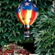 thumbnail image 1 of Patrón de bandera, farol colgante Solar de jardín de 30cm, forma de globo de aire caliente, paisaje decorativo para iluminar el espacio al aire libre shamjiam estatua al aire libre, 1 of 8