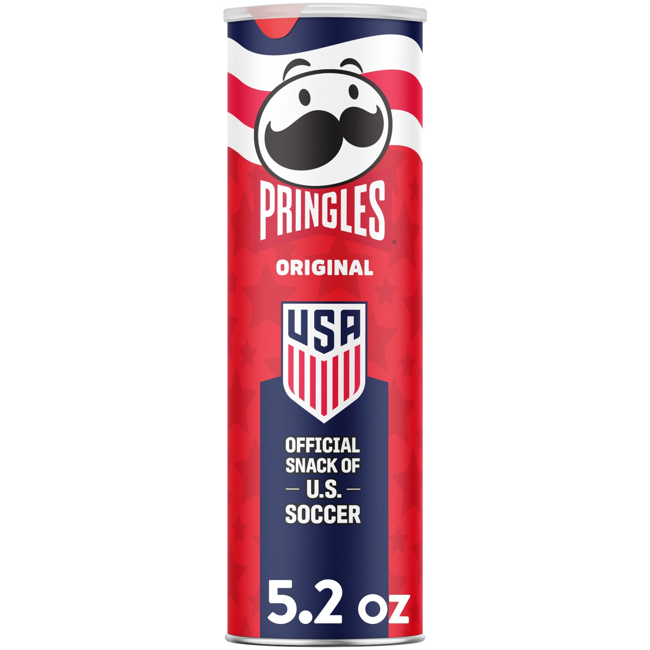 Pringles Original Potato Crisps Chips, Lunch Snacks, 5.2 oz Canister
