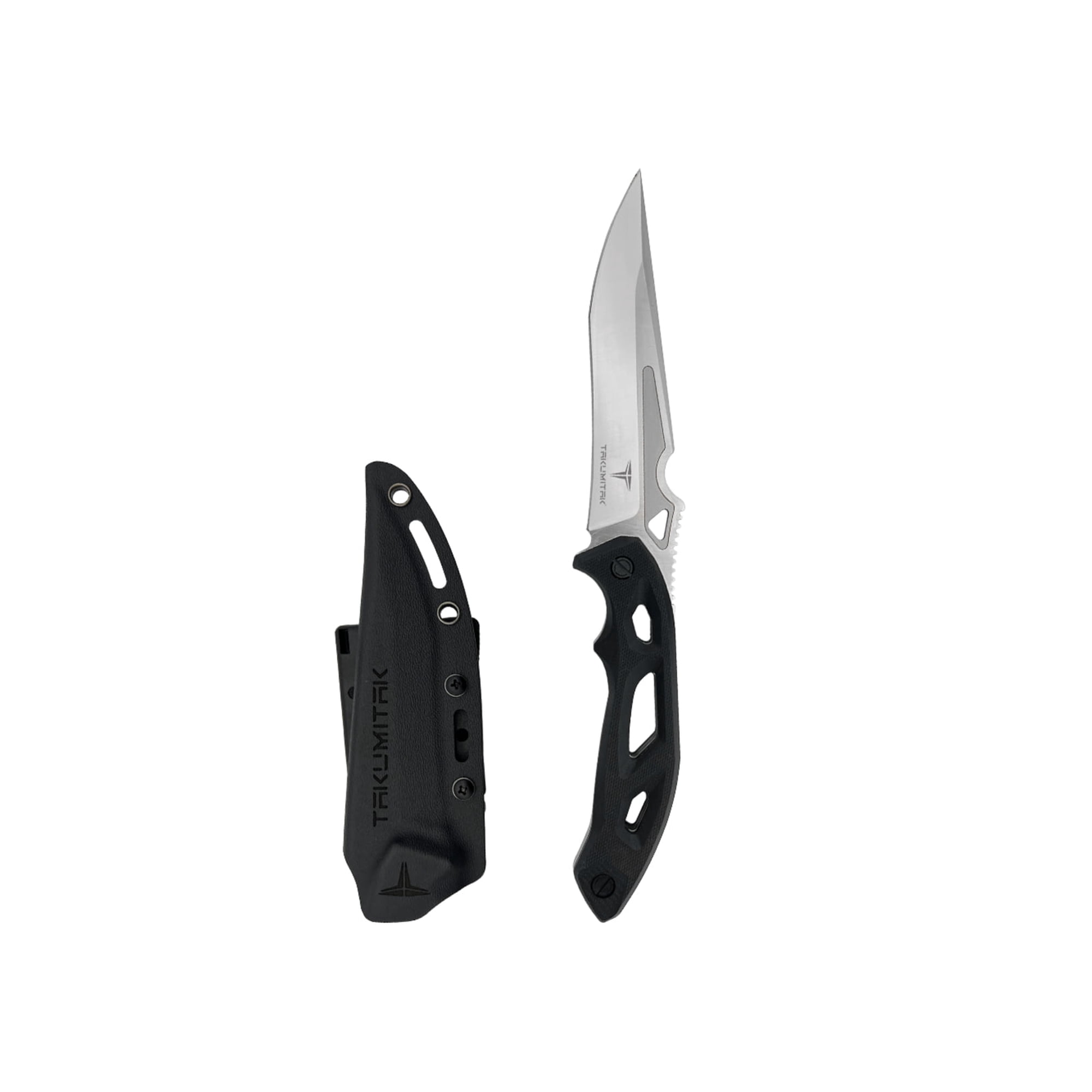 Takumitak Unhinged Fixed Blade Knife 5in D2 Drop Point Recurve G10 Handle S