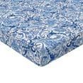 thumbnail image 2 of Ambesonne Blue Fitted Sheet, Native Natural, Full Size, Pale Blue White and Blue, 2 of 3