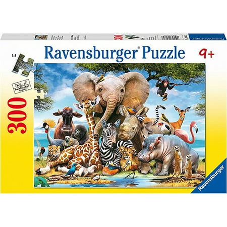 Ravensburger Puzzle Accessories - Ravensburger African Friends Puzzle, 300 Pieces