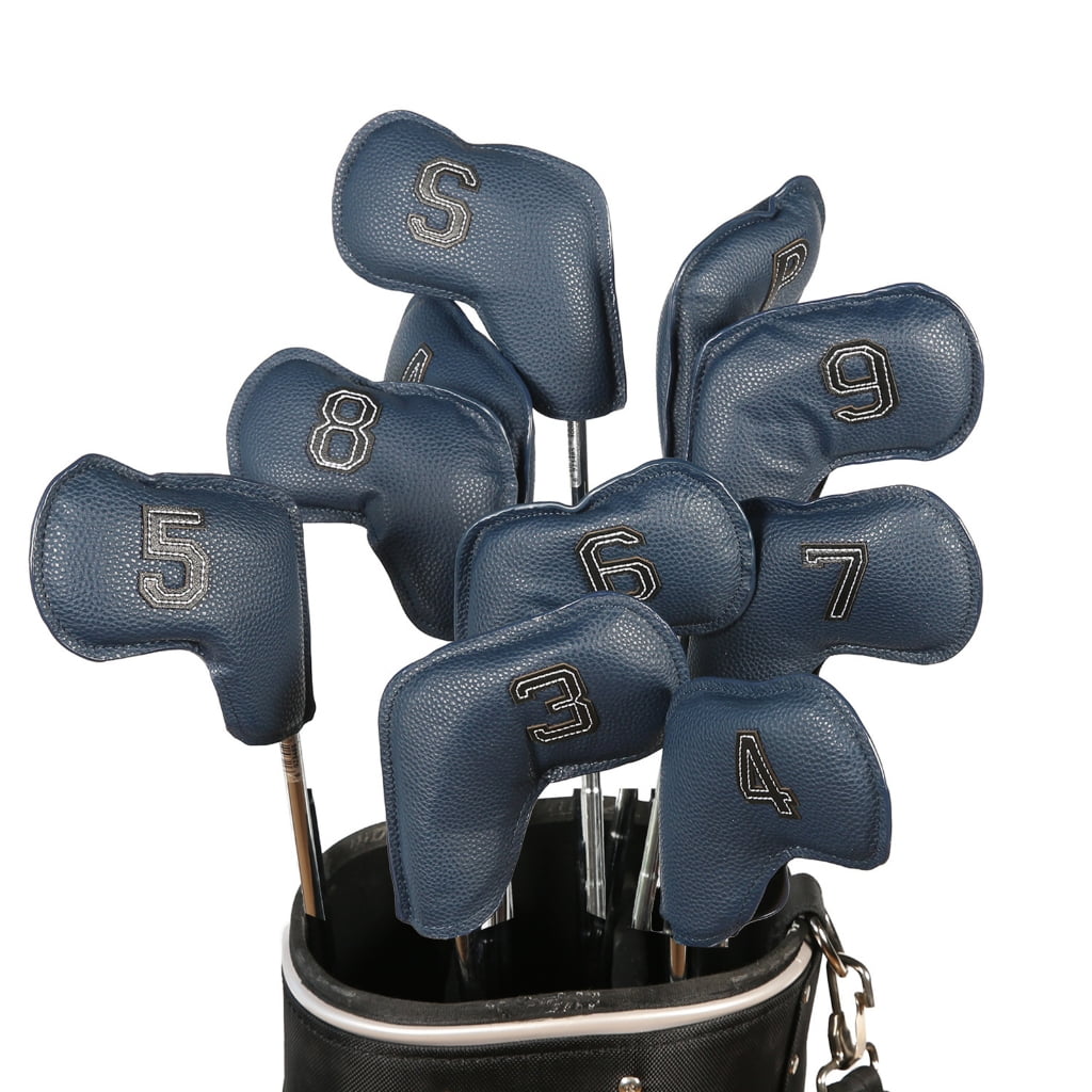 Jesscasday 10Pcs Golfs Head Cover Men Women Golfs Driver Golfs Club Cover Iron Headcover