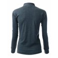 thumbnail image 3 of FashionOutfit Women's Double Long Sleeve Layer Half Turtleneck T-Shirt, 3 of 4