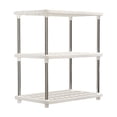 thumbnail image 2 of Rewenti 3Tier Storage Shelves Independent Shelving Unit Pantry Shelves Floor Storage Rack Connectable Storage Rack Sturdy Shelf for Kitchen Pantry Closets Bath Laundry, 2 of 6