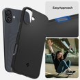 thumbnail image 4 of Funda para iPhone 16 Spigen Essential Sand Blast Negra Mate, 4 of 7