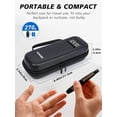 thumbnail image 4 of YOUSHARES Insulin Cooler Travel Case with Temperature Display - Refrigerated Medicine Cooling Bag with 2 TSA Approved Ice Pack, Medication Pen Diabetic Supplies Organizer for Trip and Daily(Black), 4 of 8