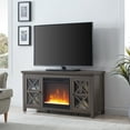 thumbnail image 5 of Evelyn&Zoe Colton Rectangular TV Stand with Crystal Fireplace for TV's up to 55", Charcoal Gray, 5 of 9