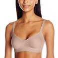 thumbnail image 2 of Warner's womens Easy Does It Underarm Smoothing With Seamless Stretch Wireless Lightly Lined Comfort Rm3911a Bra, Toasted Almond, Small US, 2 of 9
