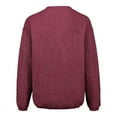 thumbnail image 2 of MV Sport B05952708 Corded Crew T-Shirt, Garnet - 3XL, 2 of 3