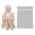 thumbnail image 2 of Muñeca de bebé realista, muñeca de niña de silicona de 6 pulgadas, muñecas de bebé recién nacidas sin pelo, muñeca de niña de silicona de calidad inigualable, 2 of 14