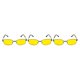 thumbnail image 1 of Qarigey Classic Driving matal mens Gafas de sol Lentes amarillas Type1 NO1, 1 of 6