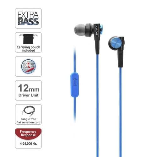 SONY MDRXB50APL HEADPHONES,IN-EAR HEADSET | Walmart Canada