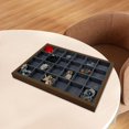 thumbnail image 3 of Yazoeia Jewelry Storage Tray Showcase Multipurpose Divided Jewelry Container Jewelry Case for Anklet Rings Earring Necklace Bracelet, 24 grid CJB12-1772, 3 of 7