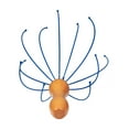 thumbnail image 3 of Wooden Scalp Massager, Stainless Legs, Blue, 3 of 5