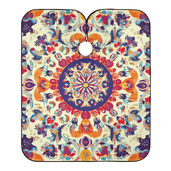 "Hair-Resistant" Barber Cape: Your Shield Against Stray Strands. Boho Style