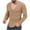 Khaki, variant on XFLWAM Mens Deep V Neck Sweater Slim Fit Lightweight Knitted Pullover Stylish Sweater