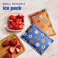 thumbnail image 7 of Cool Coolers by Fit & Fresh, Soft Ice Packs for Lunch Box & Cooler Bag, Reusable & Flexible, Sports, 2pk., 7 of 7