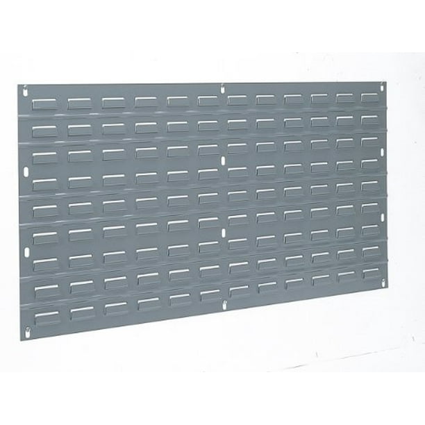 AKROMILS 30136 Louvered Steel Panel for Mounting AkroBins, Grey