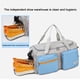 thumbnail image 5 of Bolsa impermeable de 28L con compartimento para mojado y zapatos - Mochila de viaje, bolsa de gimnasio, equipaje de mano para deportes y viajes de fin de semana, 5 of 9