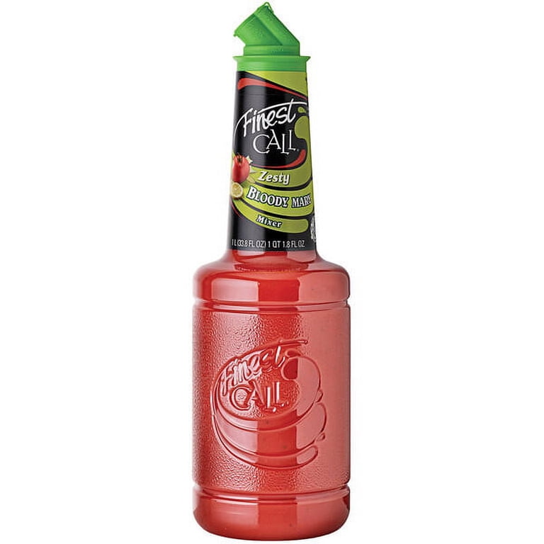 Finest Call Zesty Bloody Mary Mix, Spicy Tomato Juice, 1L, Gluten